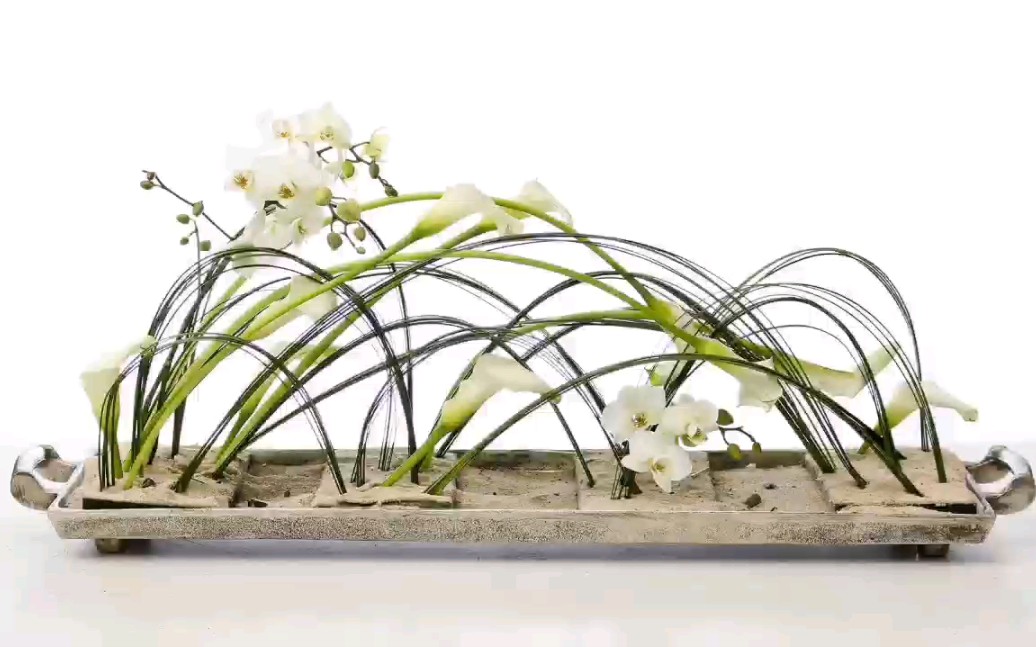 【山间花艺】平行式插花 制作教程