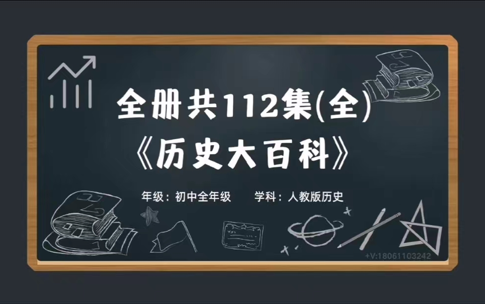 [图]【全套112集】轻轻松松掌握中国历史！lele课堂《历史大百科》视频！历史也可以很有趣！