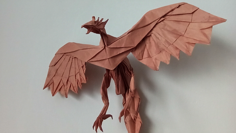 活动  【折纸】爆肝2天,再次挑战神谷凤凰3.