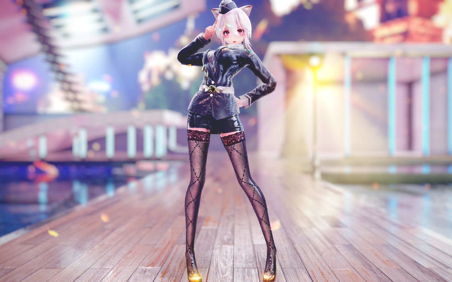 【弱音mmd/2k全面屏】猫耳弱音小姐姐的73classic73~_哔哩哔哩