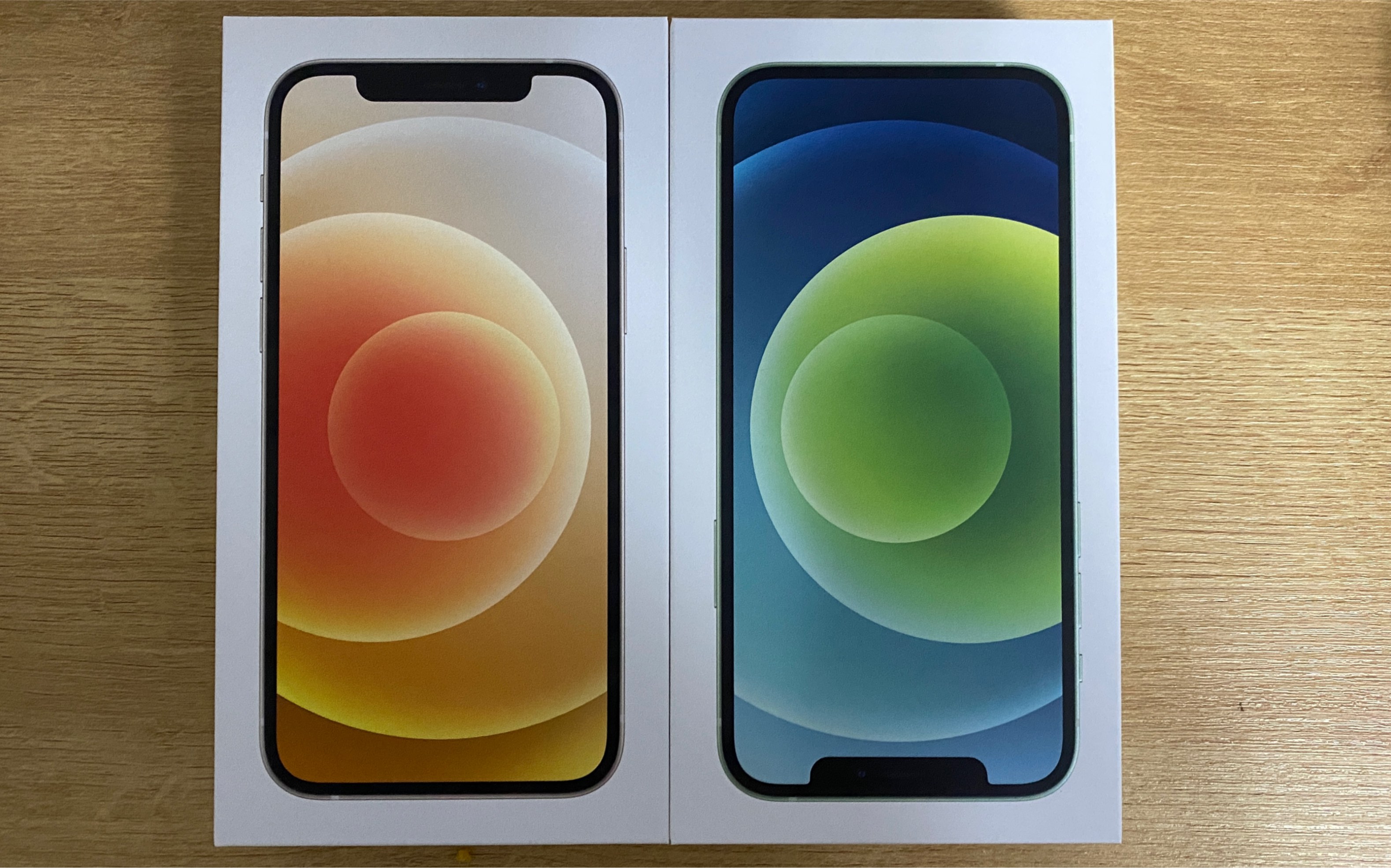 iphone 12 白色和绿色开箱