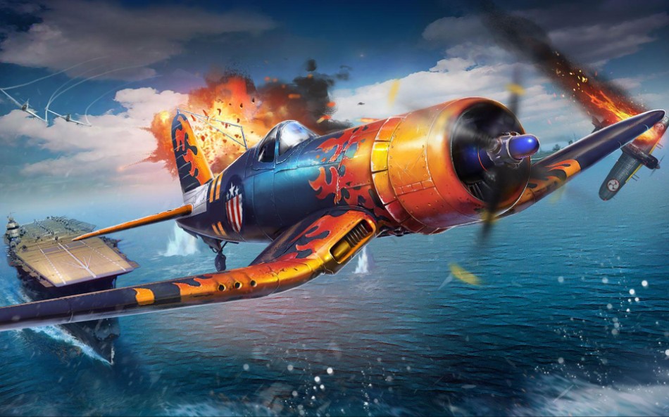 【银翼舞者】《浴血长空》f4u4大海盗日常,与驴共舞