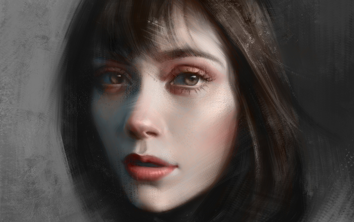 厚涂练习,论刘海的重要性!_哔哩哔哩_bilibili