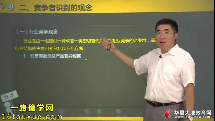 自考市场营销学00058视频课程 自学考试会计本科视频辅导班教程 25.第一节 竞争者的识别与选择(2)哔哩哔哩bilibili