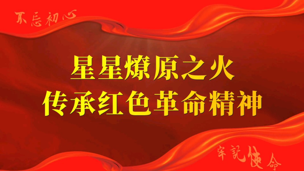 "大学生讲思政课"——《星星燎原之火,传承红色革命精神》