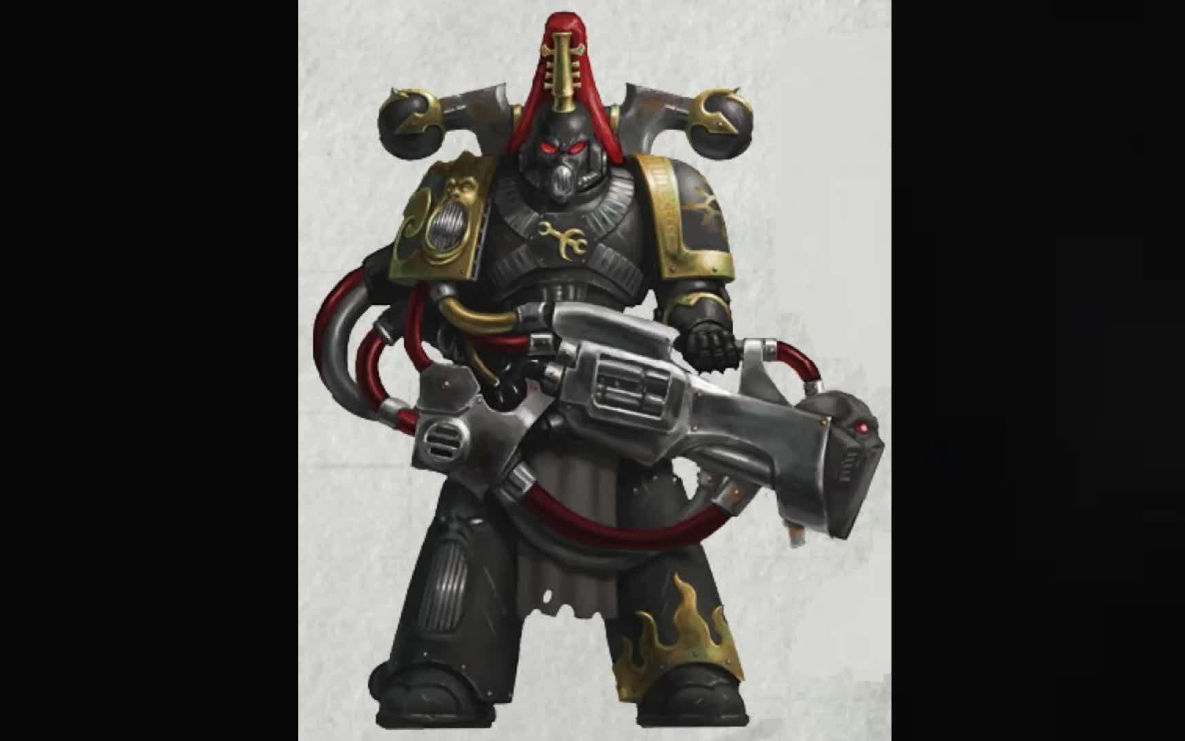 【战锤40k】《泰拉日报》绘画素材收集:黑色军团