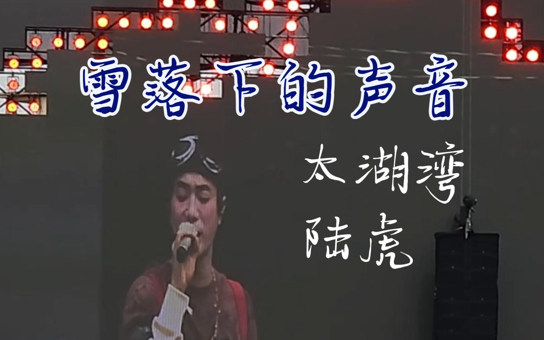 【陆虎】20240503太湖湾音乐节《雪落下的声音》——普区大屏饭拍
