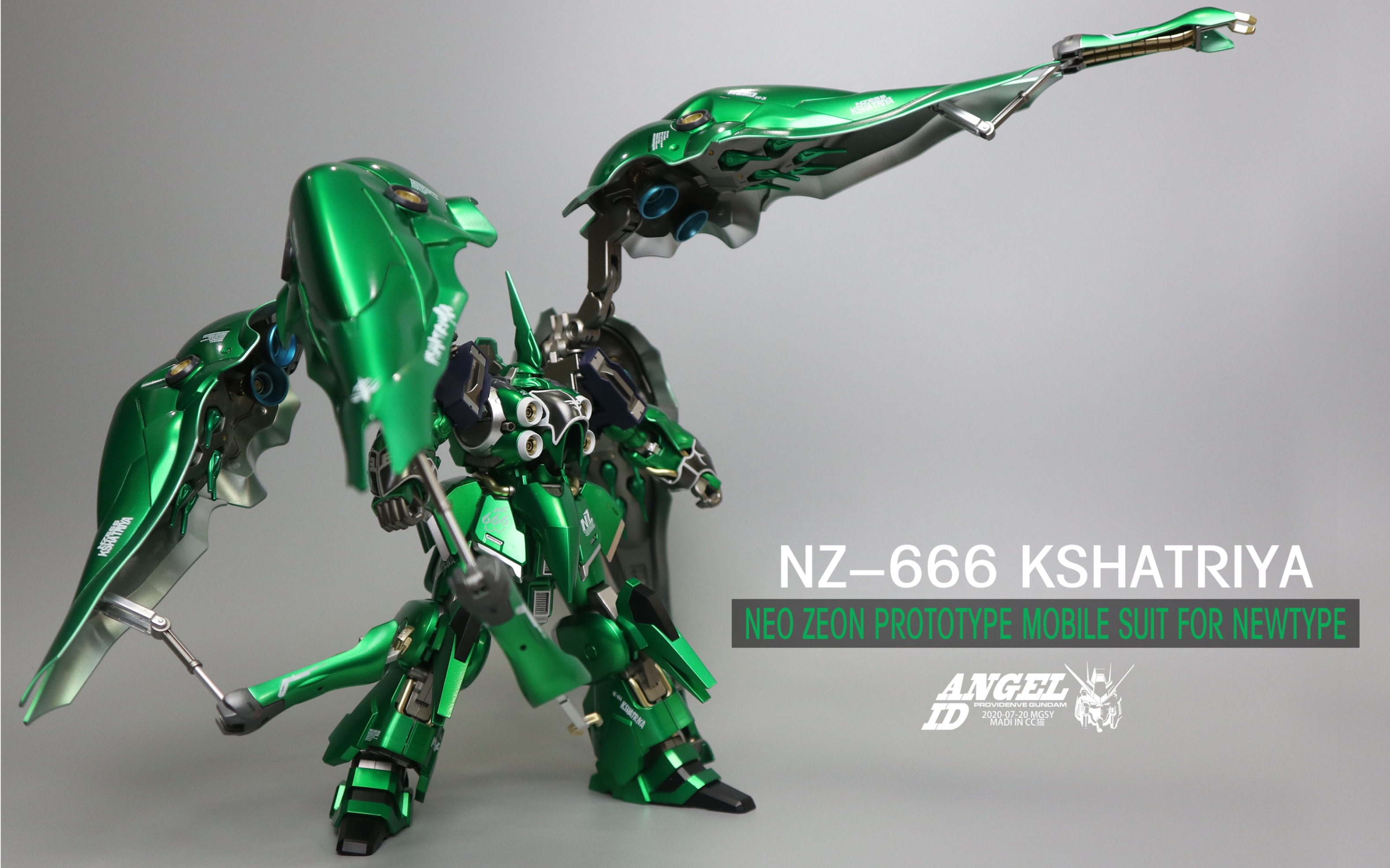 万代 hg 刹帝利 大青椒 炒土豆 改电镀绿 动画他死的好惨 哭了