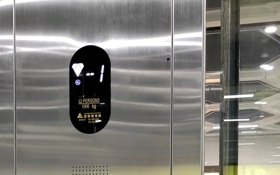 贵阳地铁2号线紫林庵站付费区的爱登堡电梯