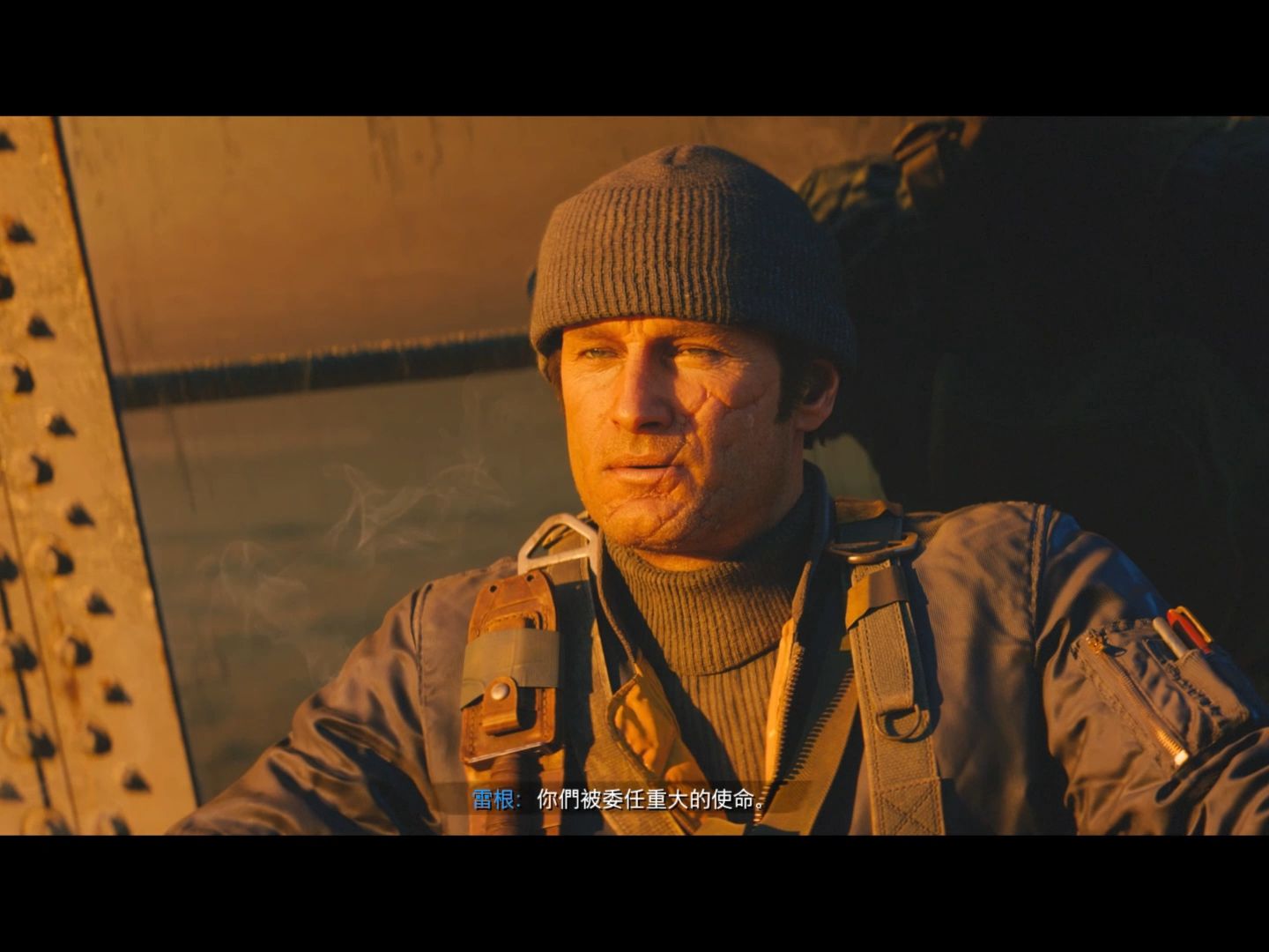 使命召唤17两次展示出阿德勒摘掉墨镜的长相,你还是戴上墨镜吧