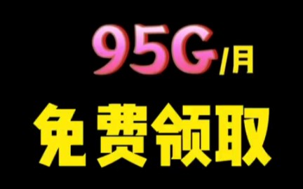 每月29,居然有95g流量?这你敢相信?的确,中国电信推出了这款电信霸王卡,每月29,每月95g流量.资费永久,不玩套路,玩的就真实.哔哩哔哩...