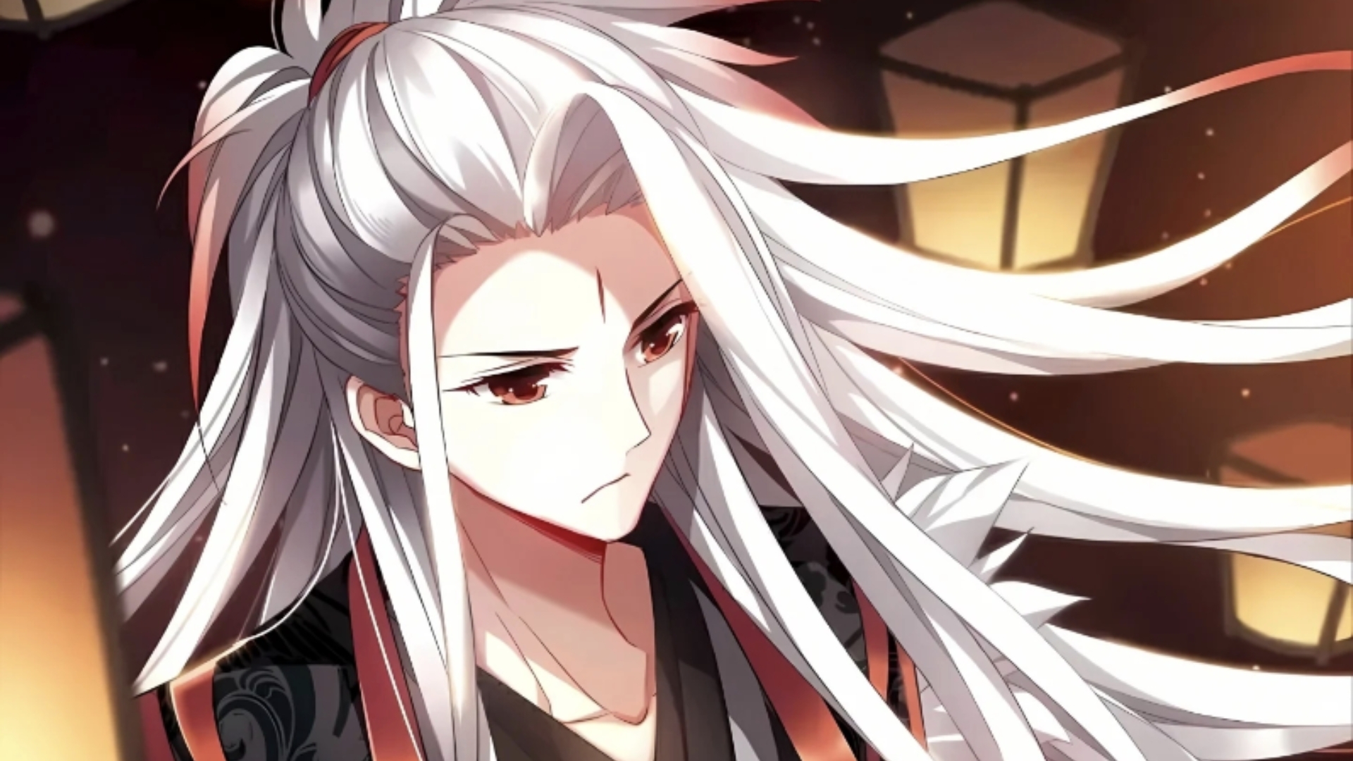 凤逆天下昀离,霸气侧漏的白发挑染师尊