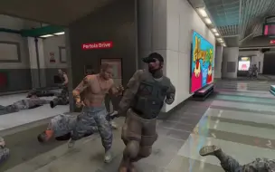 Download Video: 【GTA OL】NPC刀战#雇佣兵 VS 霉菌