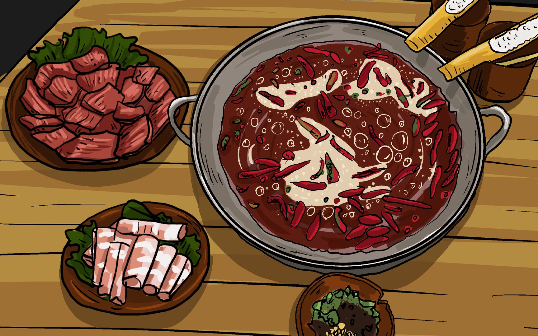 动画改编变态真实事件《广州人肉火锅案》我刚好饿了,而你刚好出现!