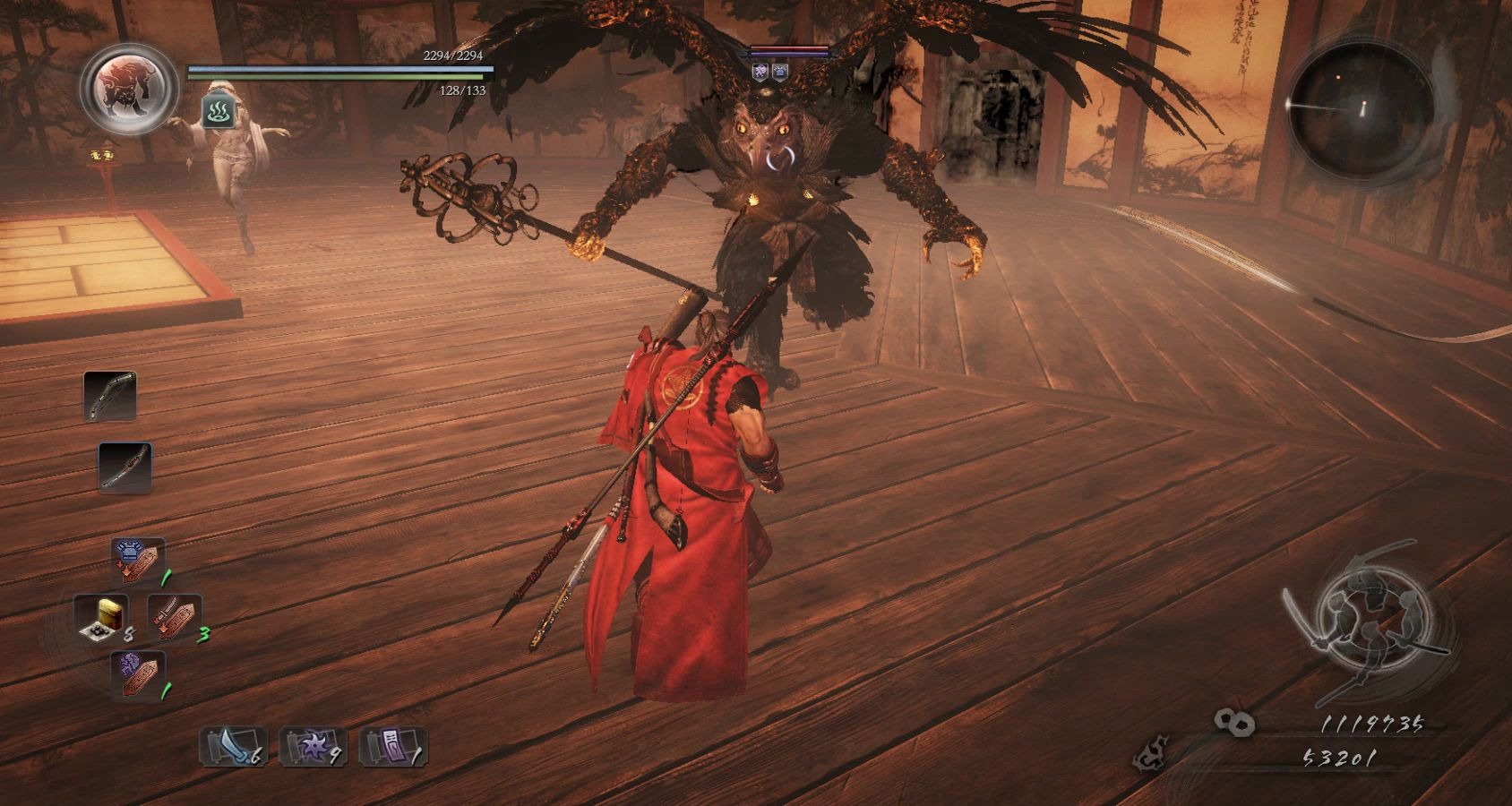 仁王1-全boss流程-no.17名匠的下落-村正爷爷(一反木绵和乌鸦天狗)