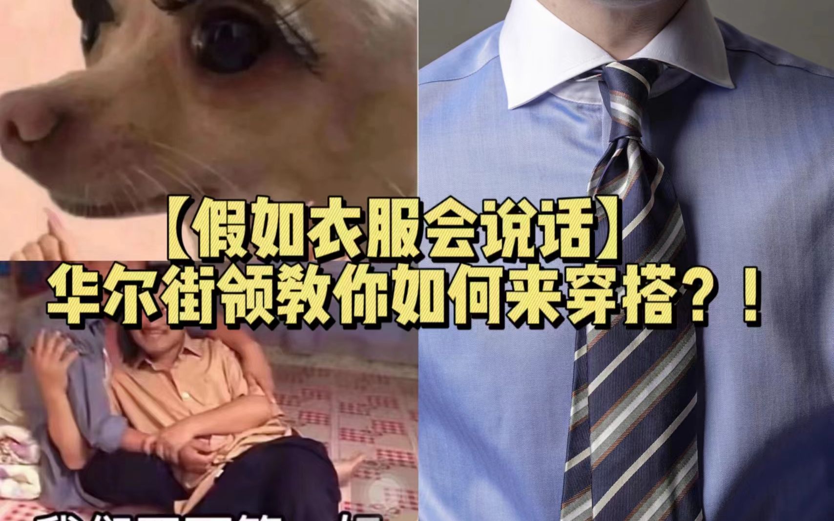 【假如衣服会说话】这年头,衣服亲自下场教你怎么来穿搭??!!哔哩哔哩bilibili