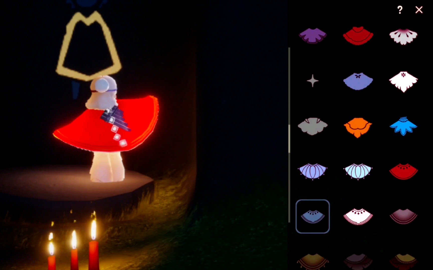 【光遇】黑金斗篷变成红斗篷了!