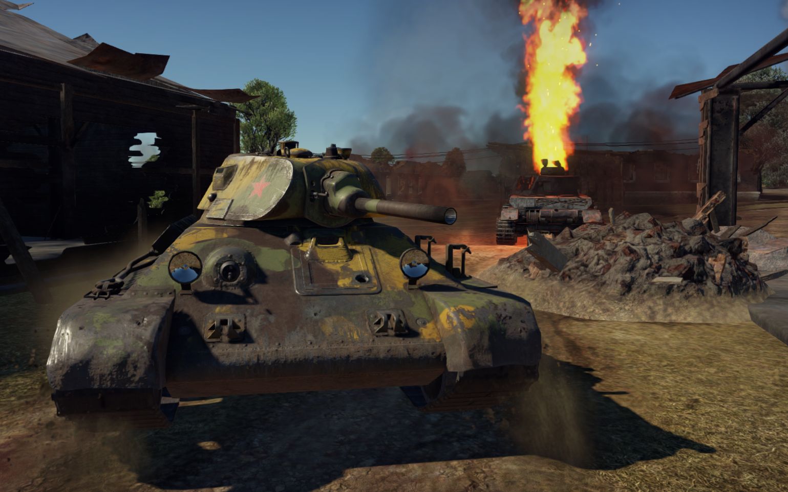 【战雷陆历】3.3分房只有87穿的屑t34?可能是个轻坦_网络游戏热门视频