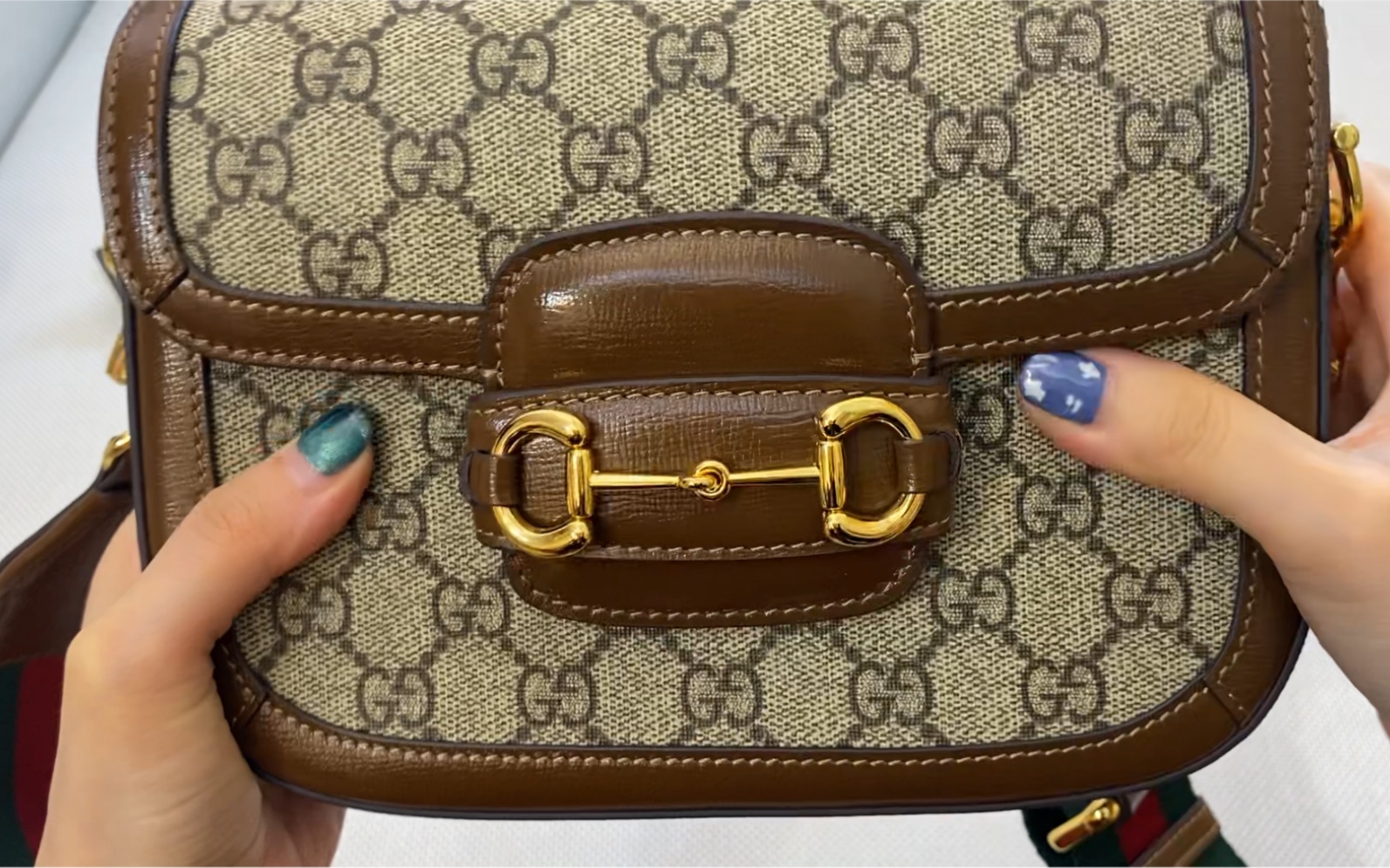 gucci 1955系列马鞍包 迷你20cm 实物实拍评测细节推荐