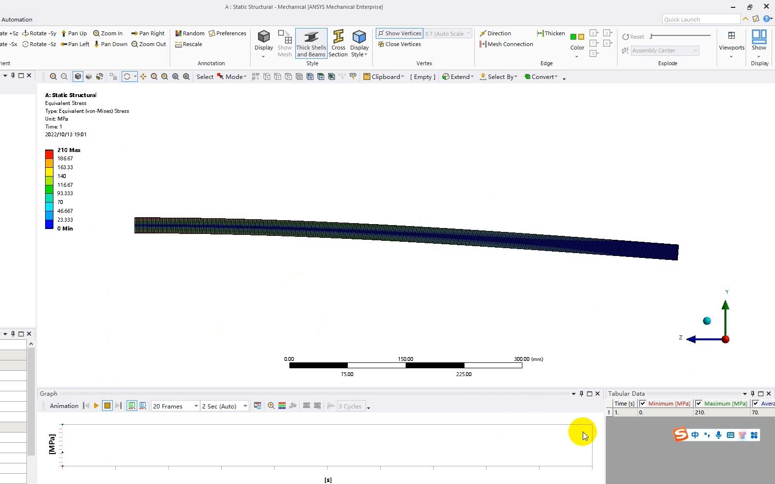 [图]Ansys Workbench梁单元受力分析