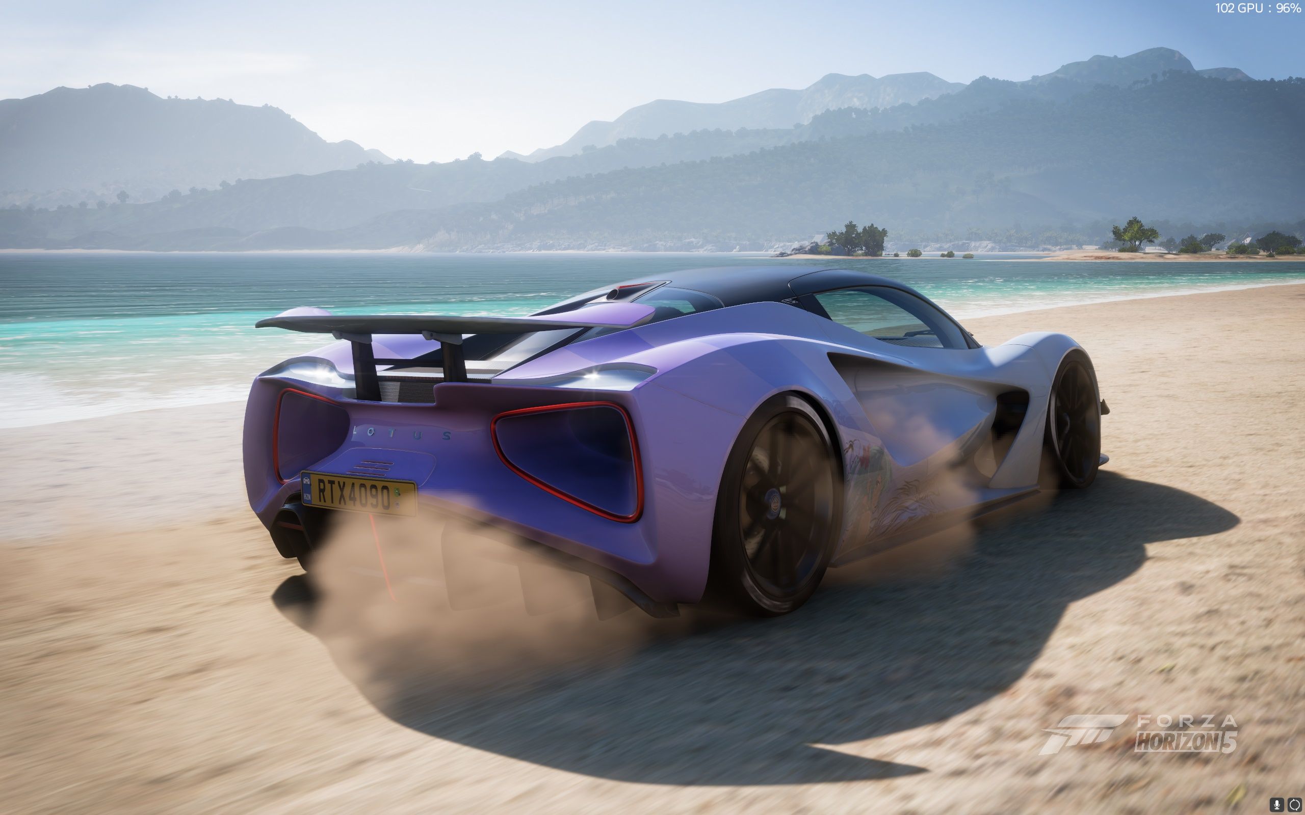 【fh5】lotus evija 自制渐变色涂装 环岛11分44秒 纪念