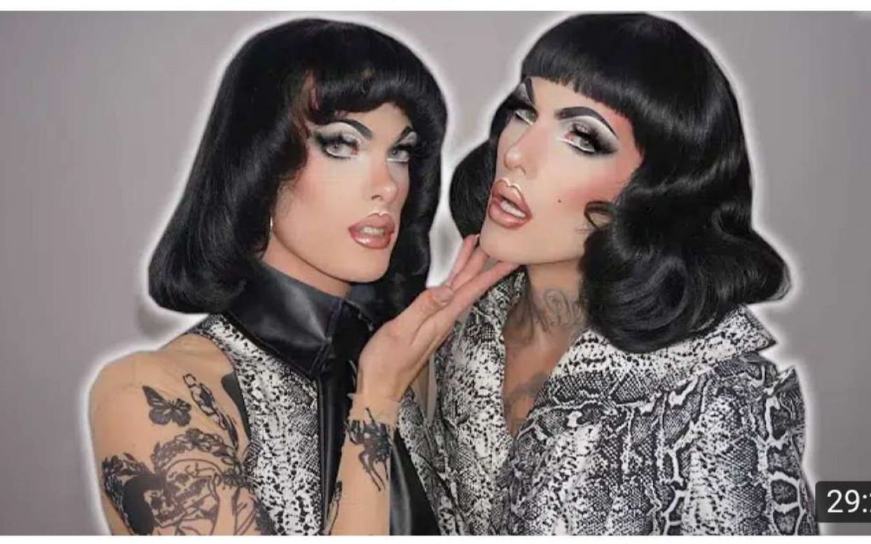 【Jeffree Star】Cremated DRAG Transformation ft. Gigi Goode哔哩哔哩bilibili