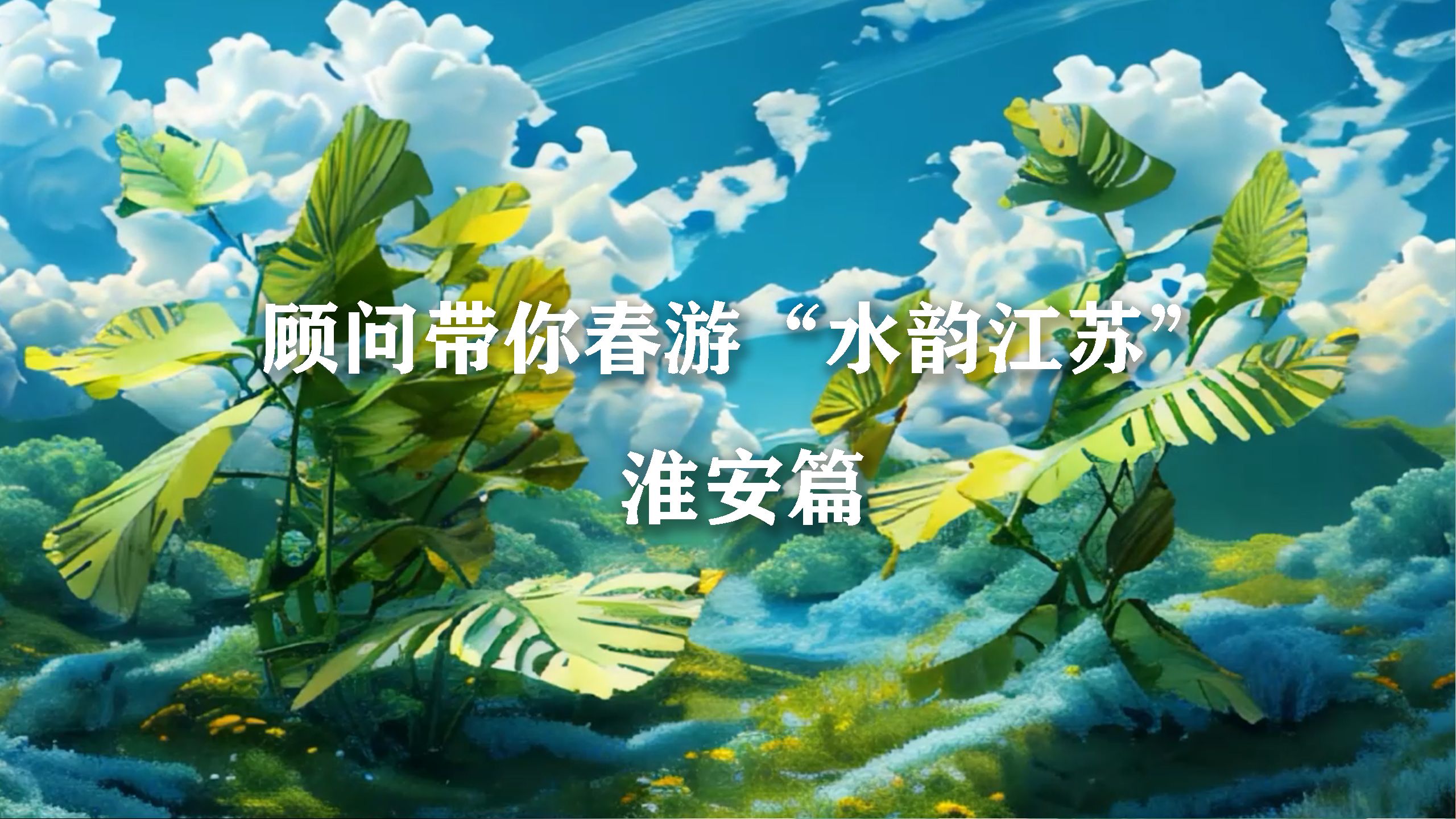 顾问带你春游“水韵江苏”——淮安篇哔哩哔哩bilibili