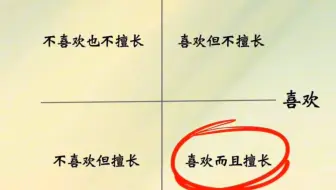 做自己喜欢而且擅长的事情