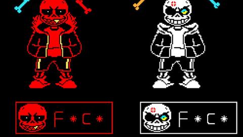 UnderTale Sans Fight Hard Mode]Harry的困难sans完整版通过!_哔哩哔哩bilibili