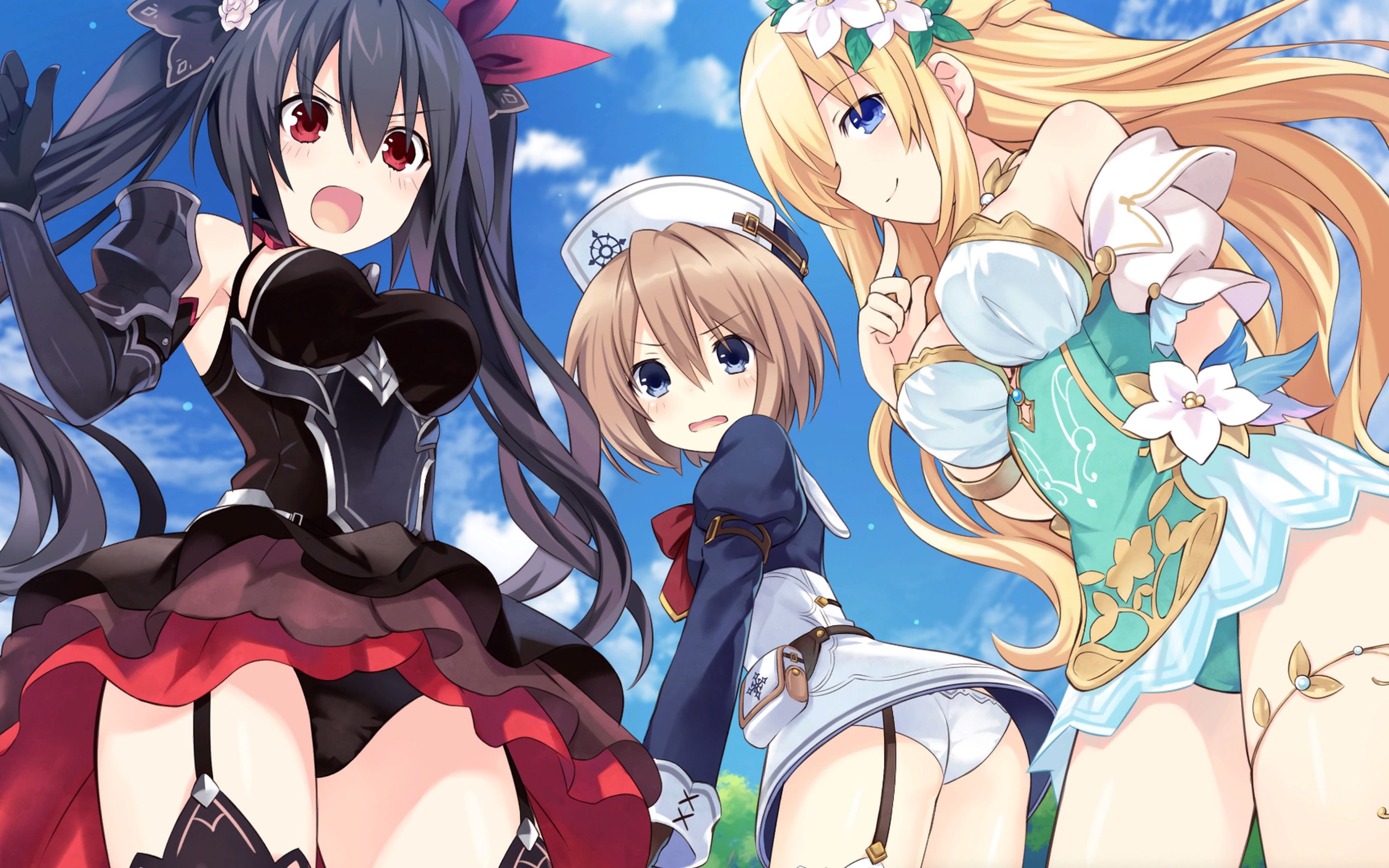 中文字幕注意这是一个发源于梗的游戏四女神ol全流程吐槽向b站直播