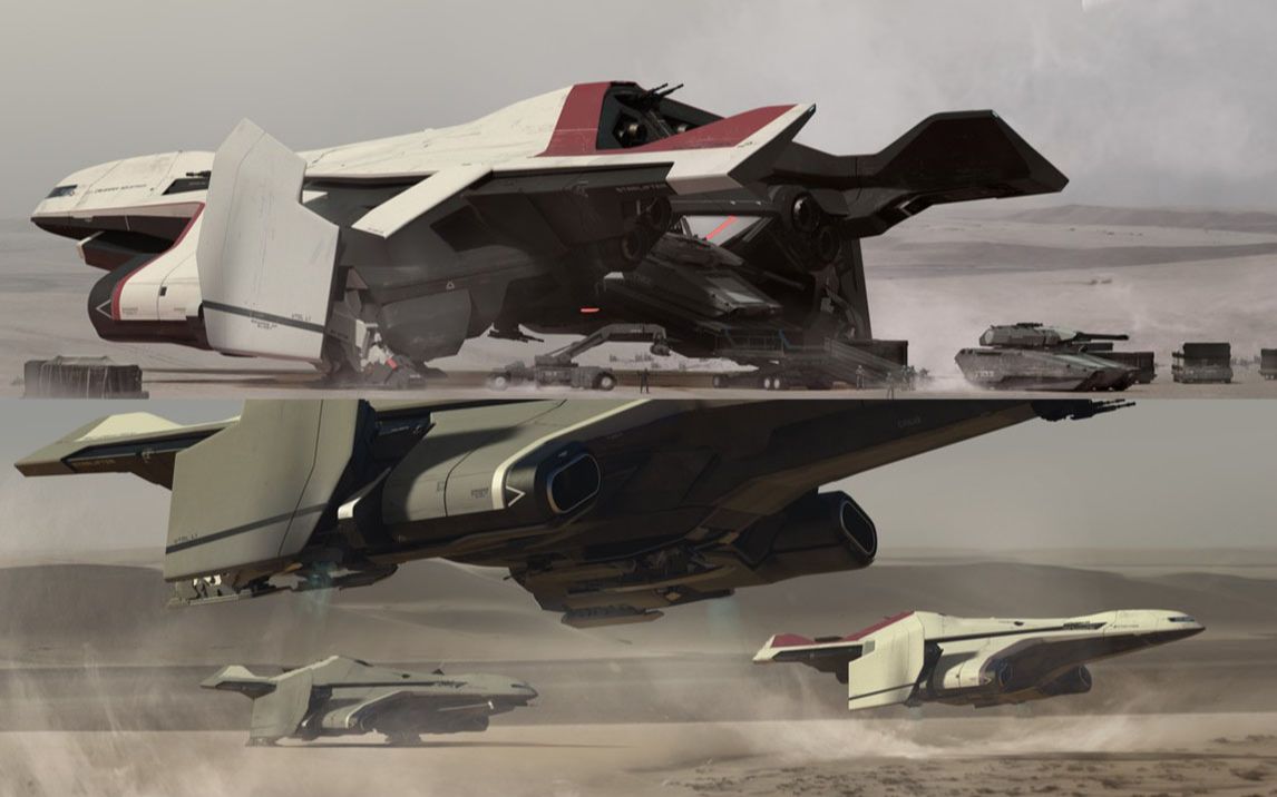 快速观赏:【星际公民】c2 hercules  大力神 c2 中重型运输机