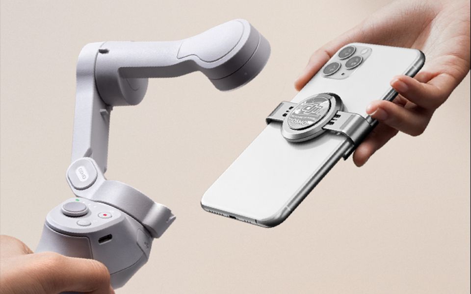 大疆灵眸om4开箱 简单实测