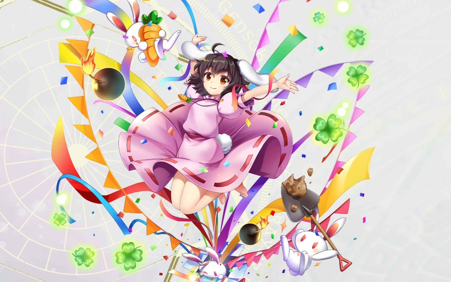 【东方lostword】因幡帝攻击加全符卡演示