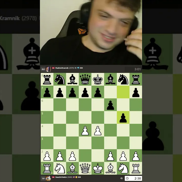 Justice For Hans on X: 🚨After getting outplayed by Hans Niemann, Vladimir  Kramnik takes the infantile decision to offend Hans with a Fool's Mate.  Just like Magnus, only after losing does he