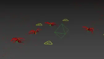 2020答疑300：小亮老师讲解3dmax野生动画教程，蜘蛛群组动画