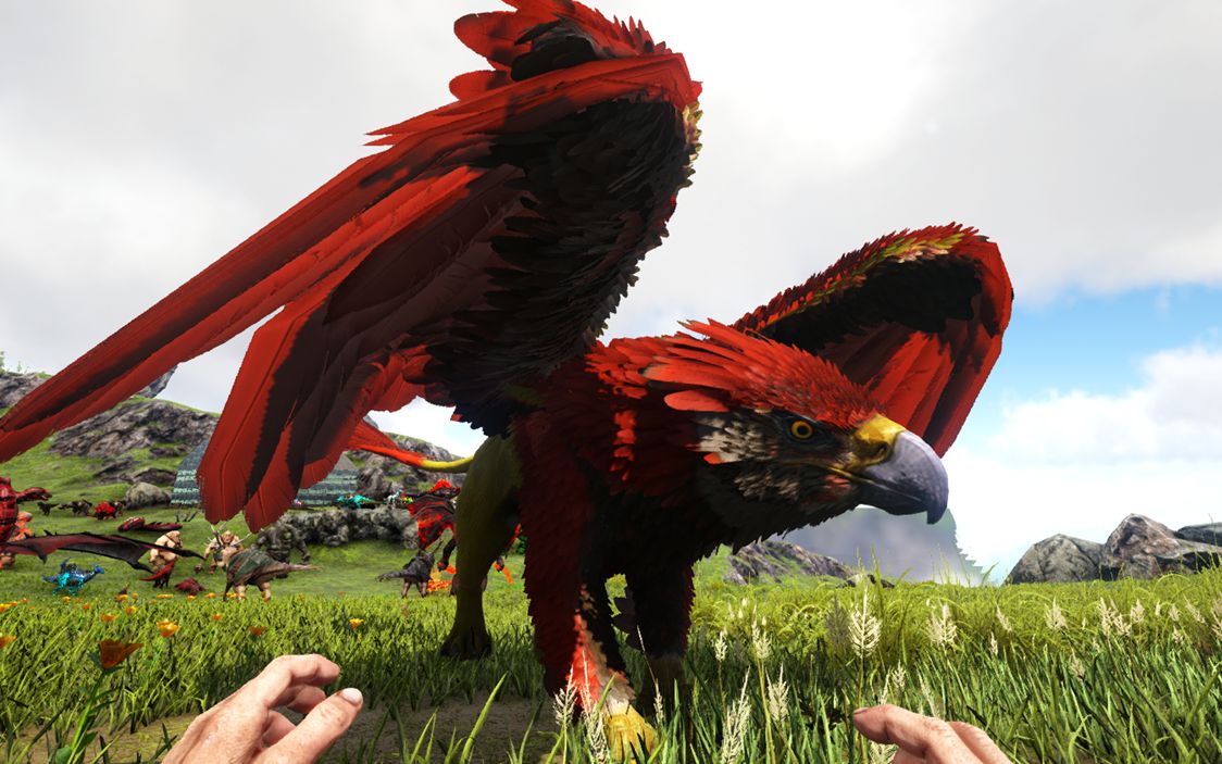 【暗墨】火焰大狮鹫狂抄河狸家 方舟生存进化盖亚 59_哔哩哔哩_bili