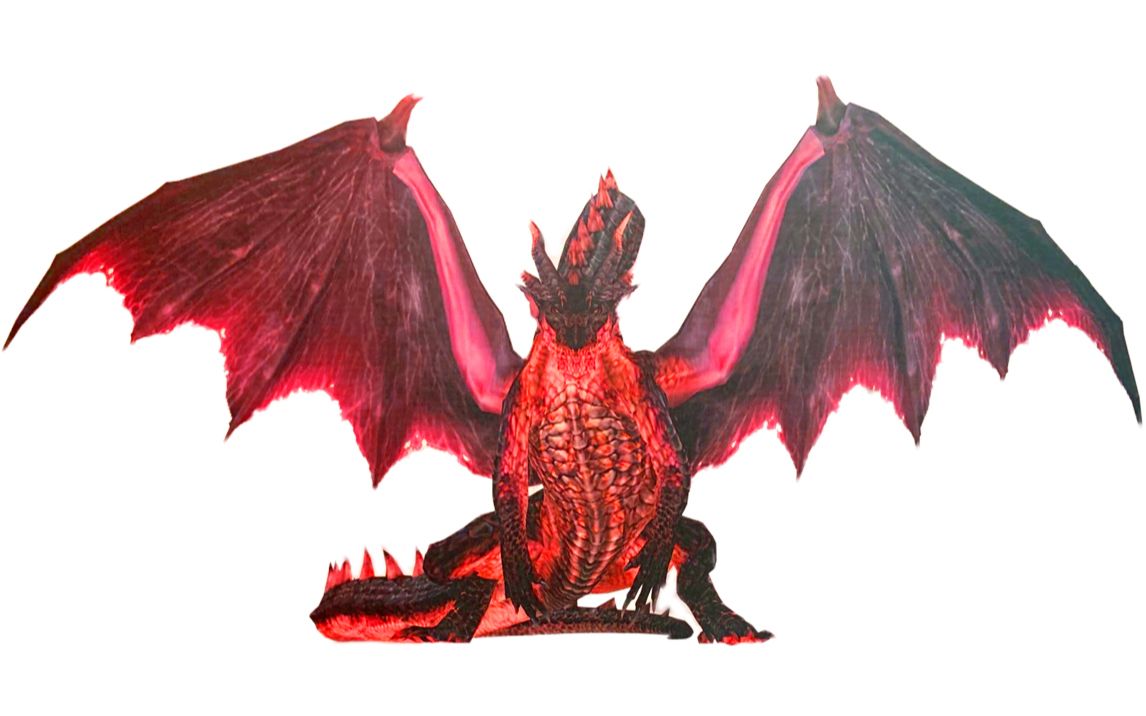 有手就行!怪物猎人p红黑龙简易打法!(单人全破)