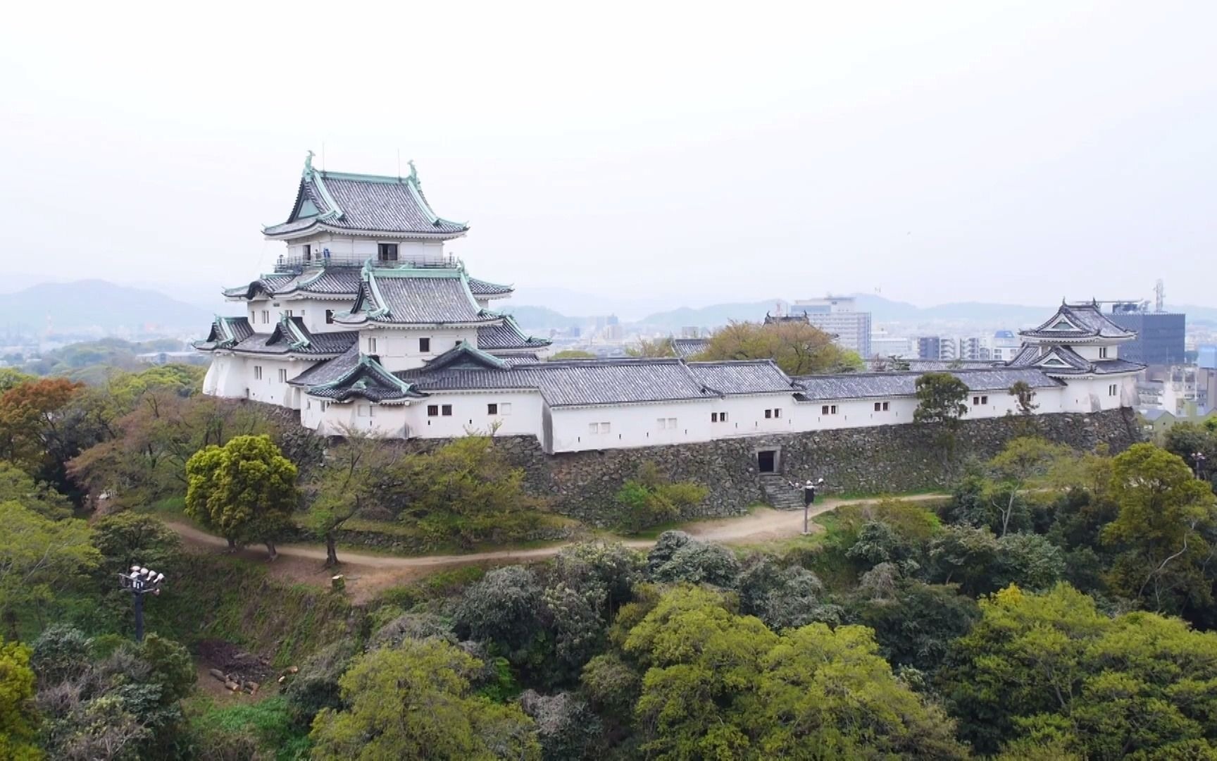 【日本百名城】062.「和歌山城」 航拍
