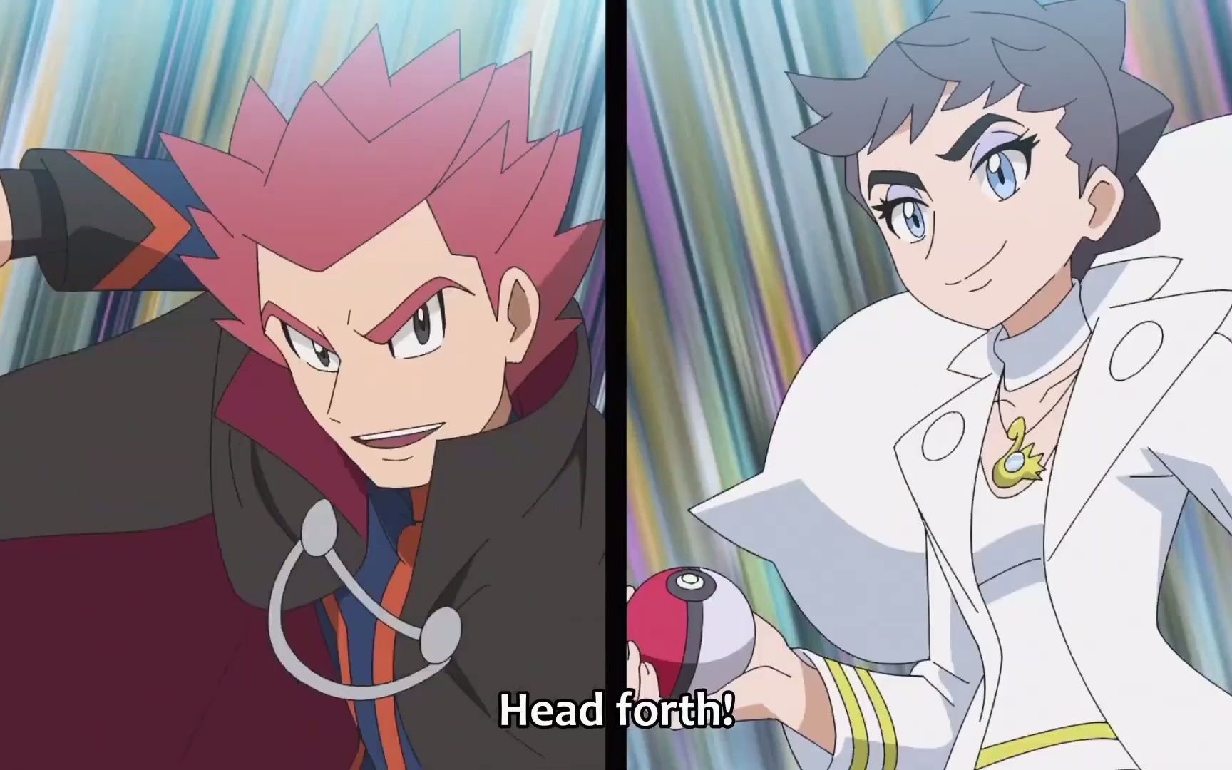 宝可梦新无印116集:冠军的尊严!阿渡vs卡露妮!