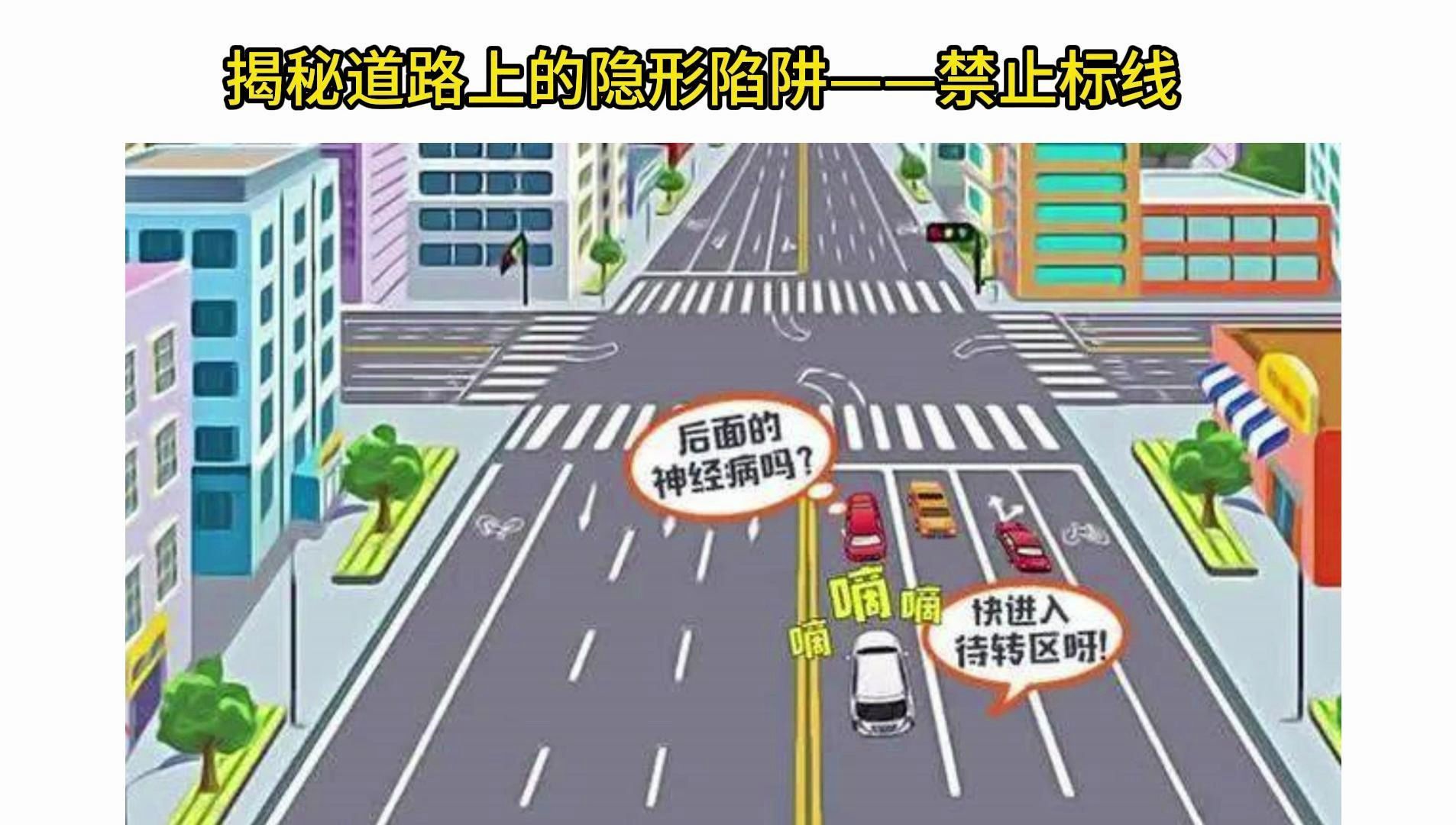 揭秘道路上的隐形陷阱——禁止标线哔哩哔哩bilibili