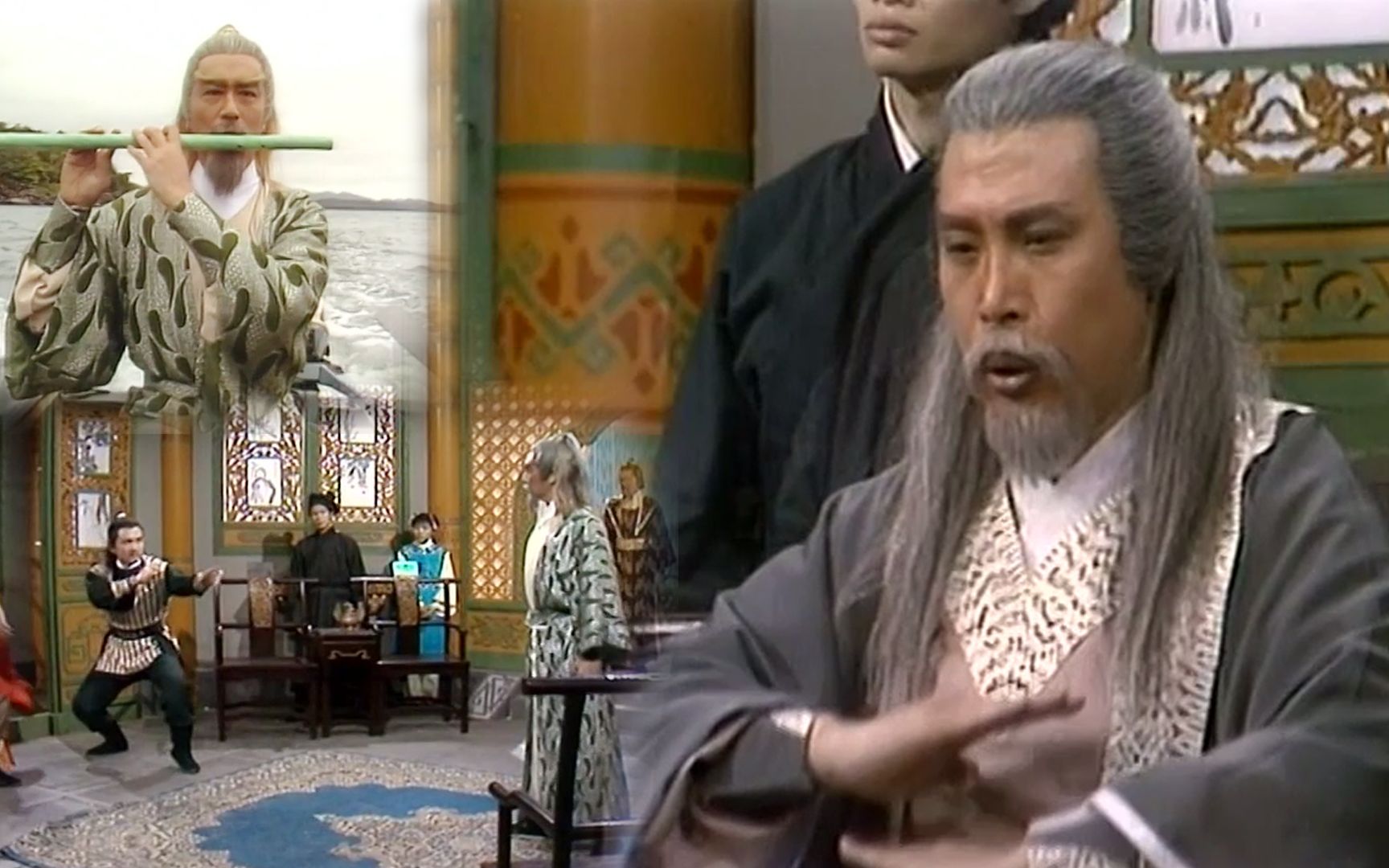 83射雕英雄传,欧阳锋和黄老邪全靠一招确立威信,塞外高人惹不得