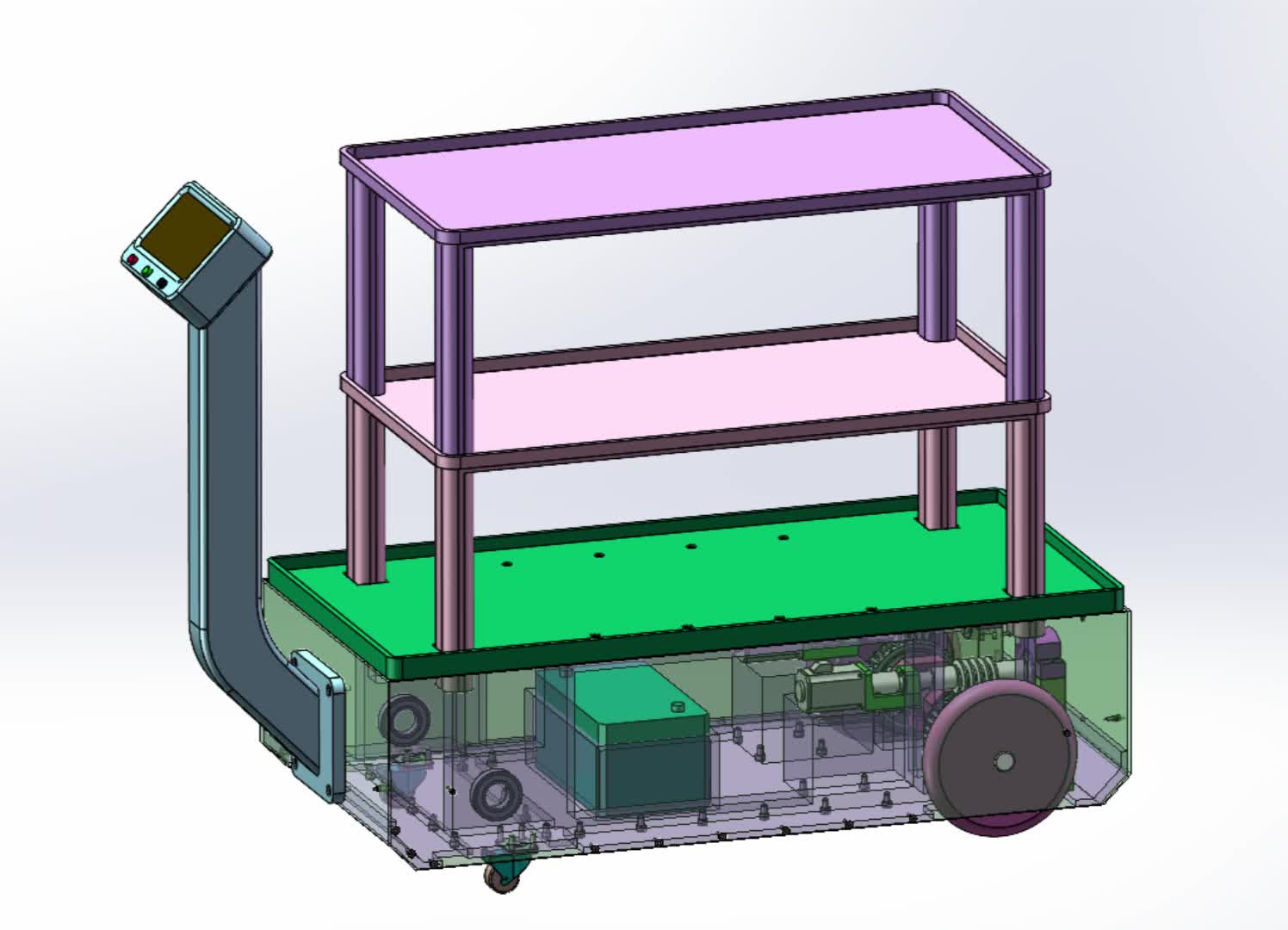 送餐机器人结构设计