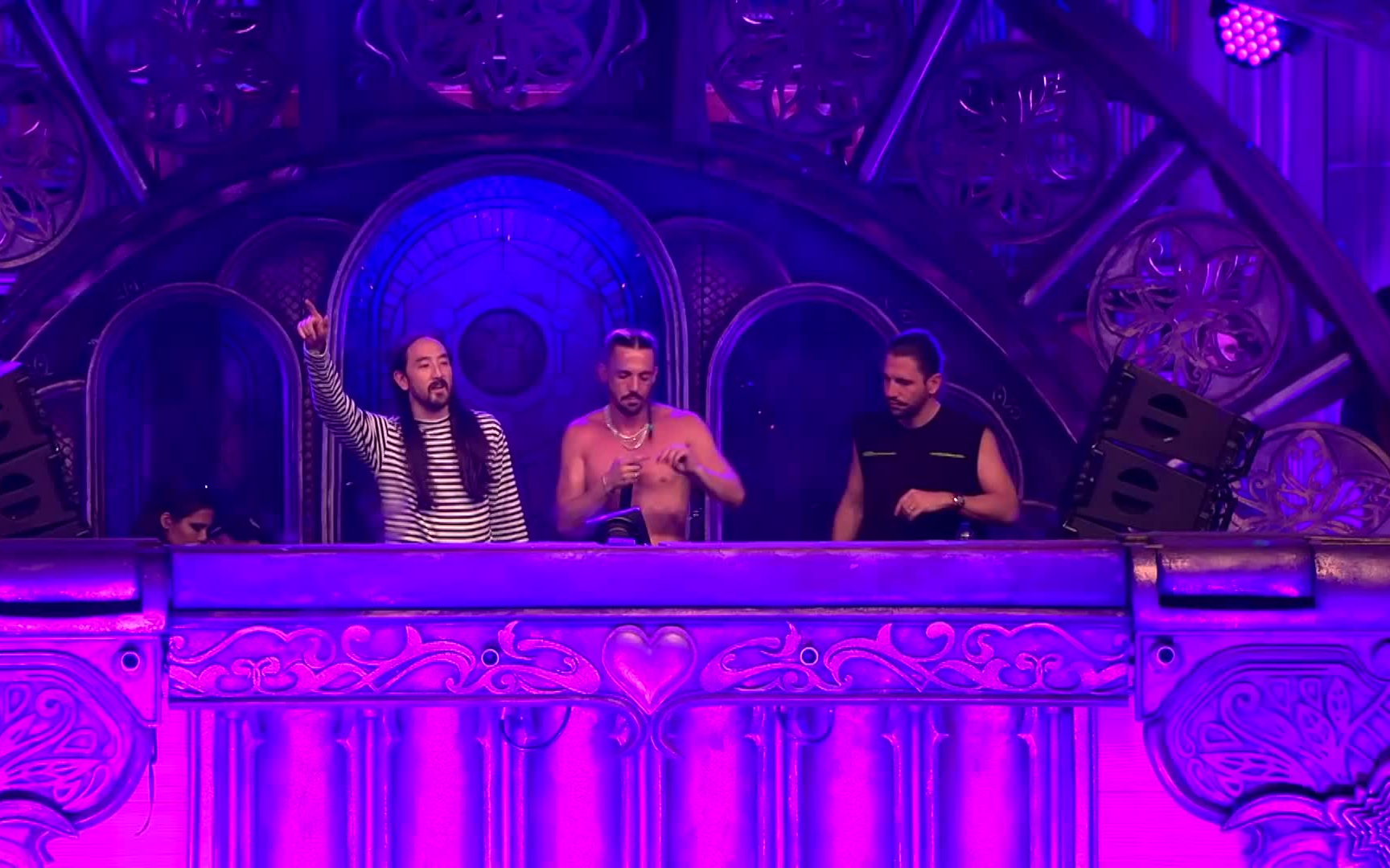 【现场】基佬Dimitri Vegas & Like Mike 潮爷Steve Aoki B2B  15Y Tomorrowland Closing Show哔哩哔哩bilibili