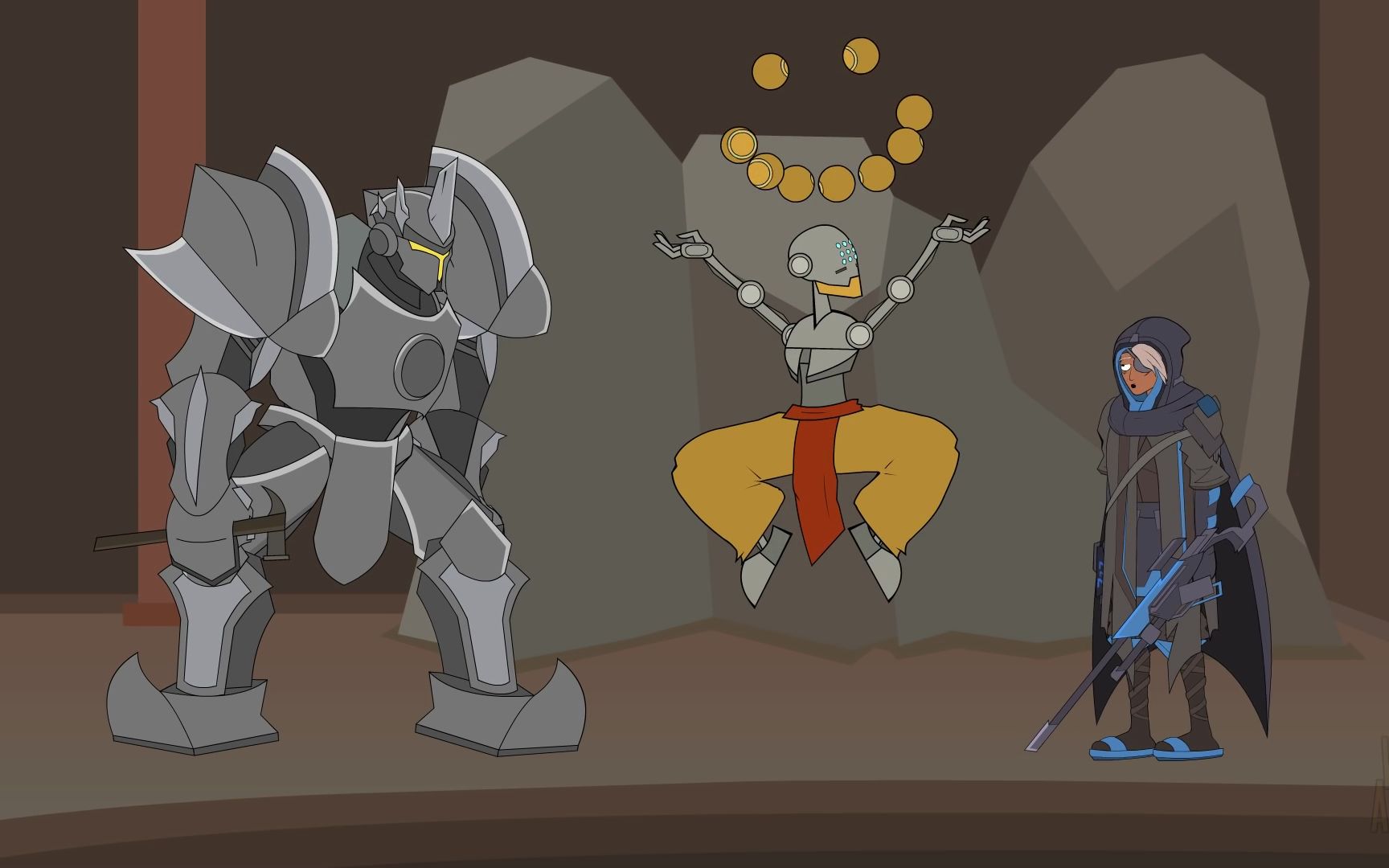 只有一个人推车是一种怎样的体验?【守望先锋动画短片】