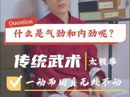 Download Video: 内劲和气劲指的是什么？劲与力的含义并不同丨太极拳一动而周身无处不动