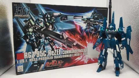 高达模型制作198：HGUC 里歇尔队长机（2010）_哔哩哔哩_bilibili