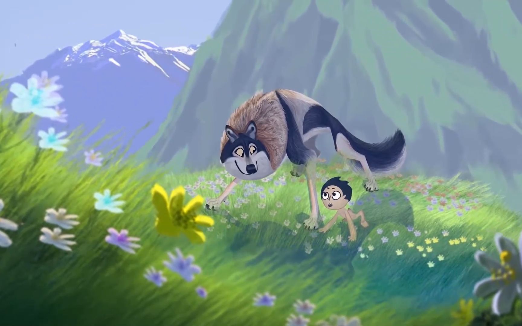 一个被狼带大的狼孩,却想着要离开狼爸爸