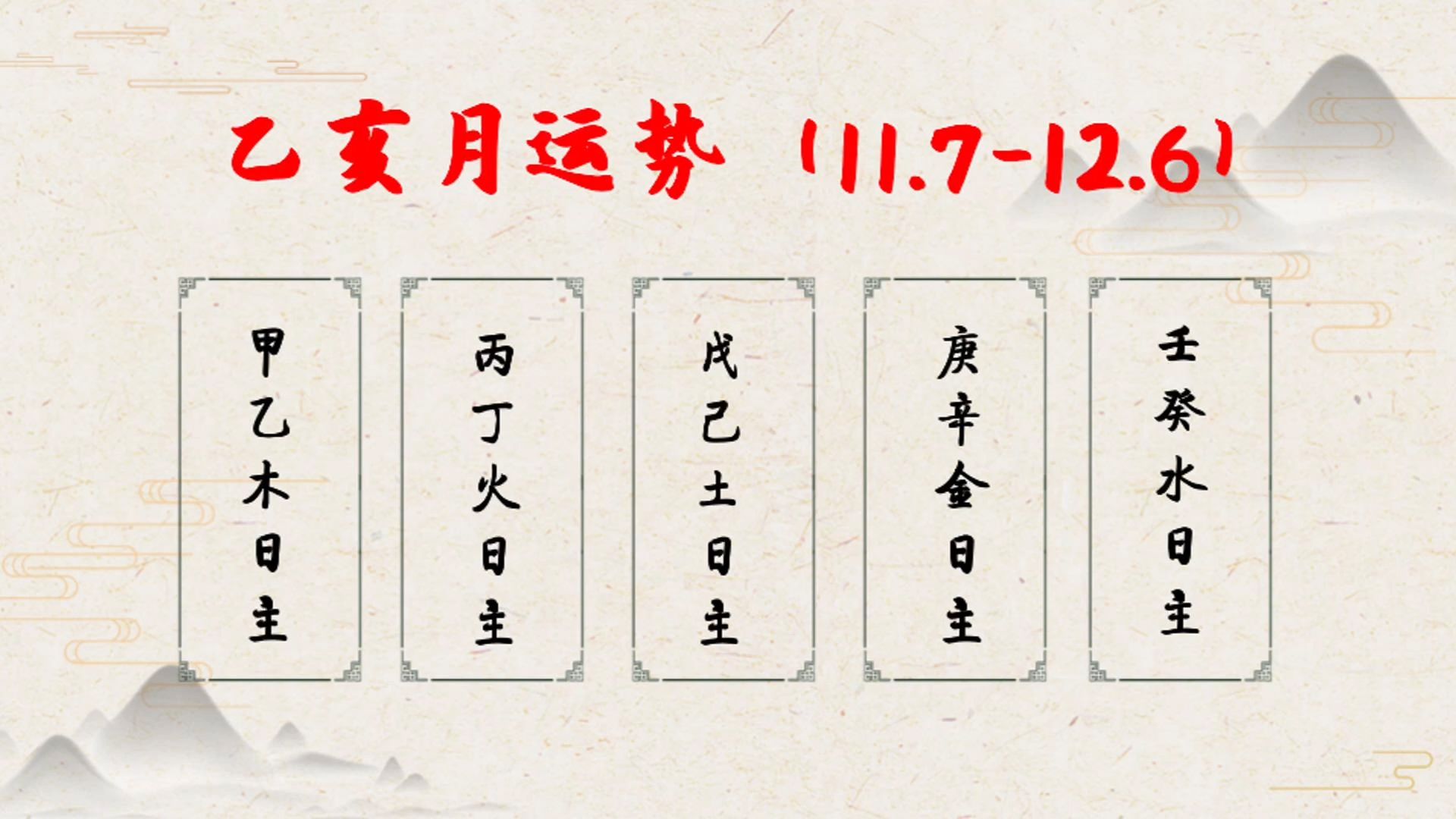 乙亥月运势(11.7—12.6):乙巳年进气,本月水木两旺,市场开始蠢蠢欲动【不同日主详细分析】哔哩哔哩bilibili