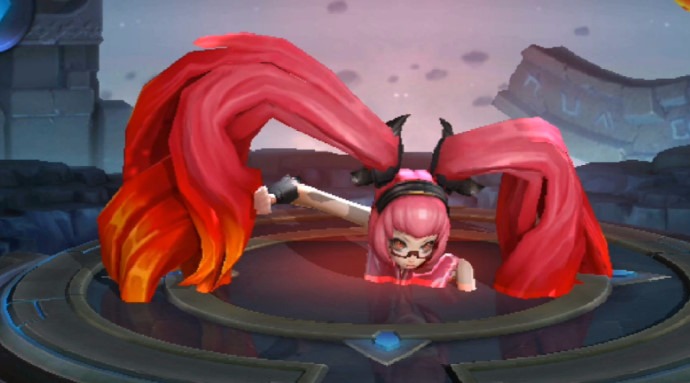 王者荣耀:安琪拉被宫本地狱之眼玩坏了!长高了完全不顾淑女形象