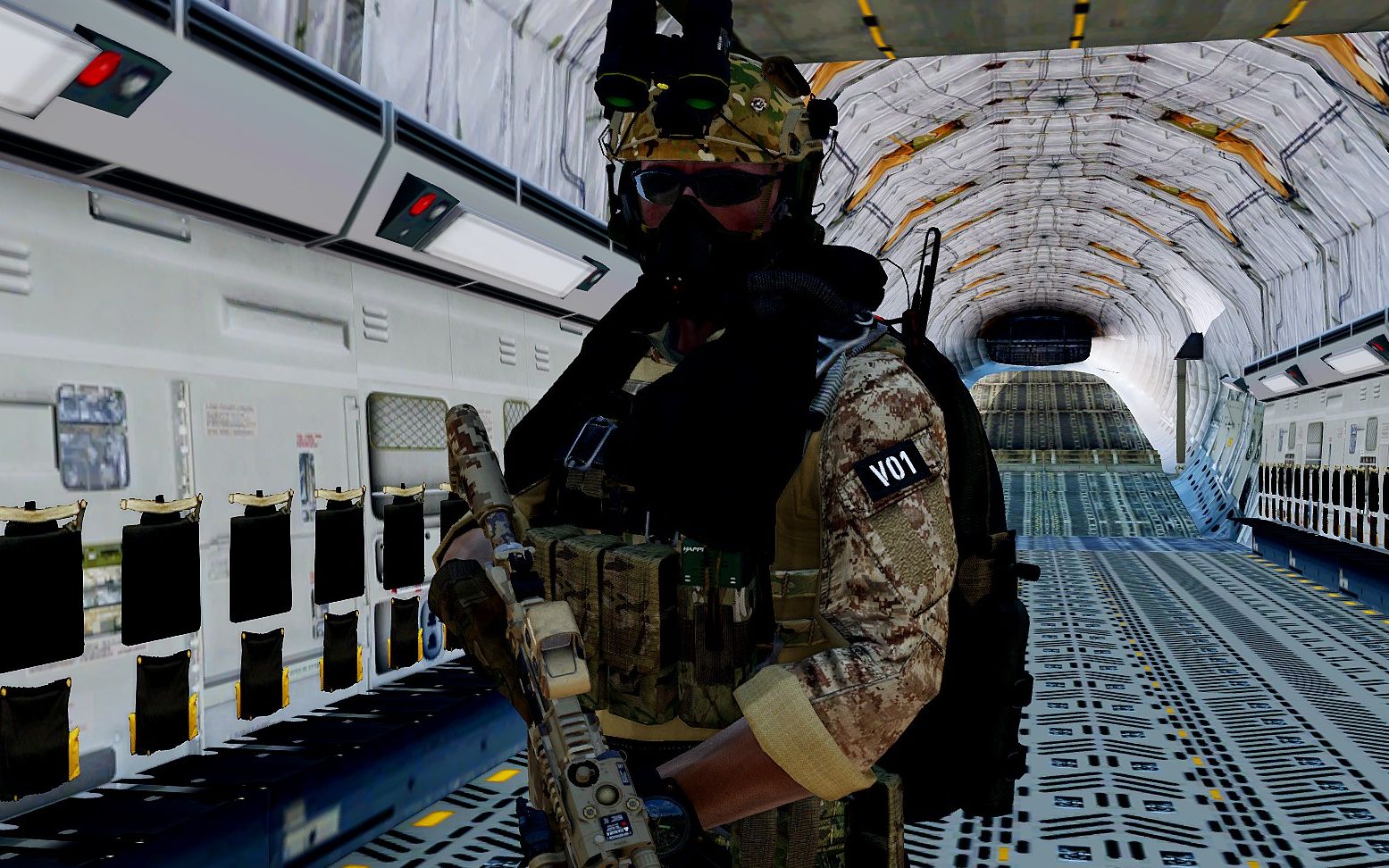 【arma3】海豹六队跳伞训练